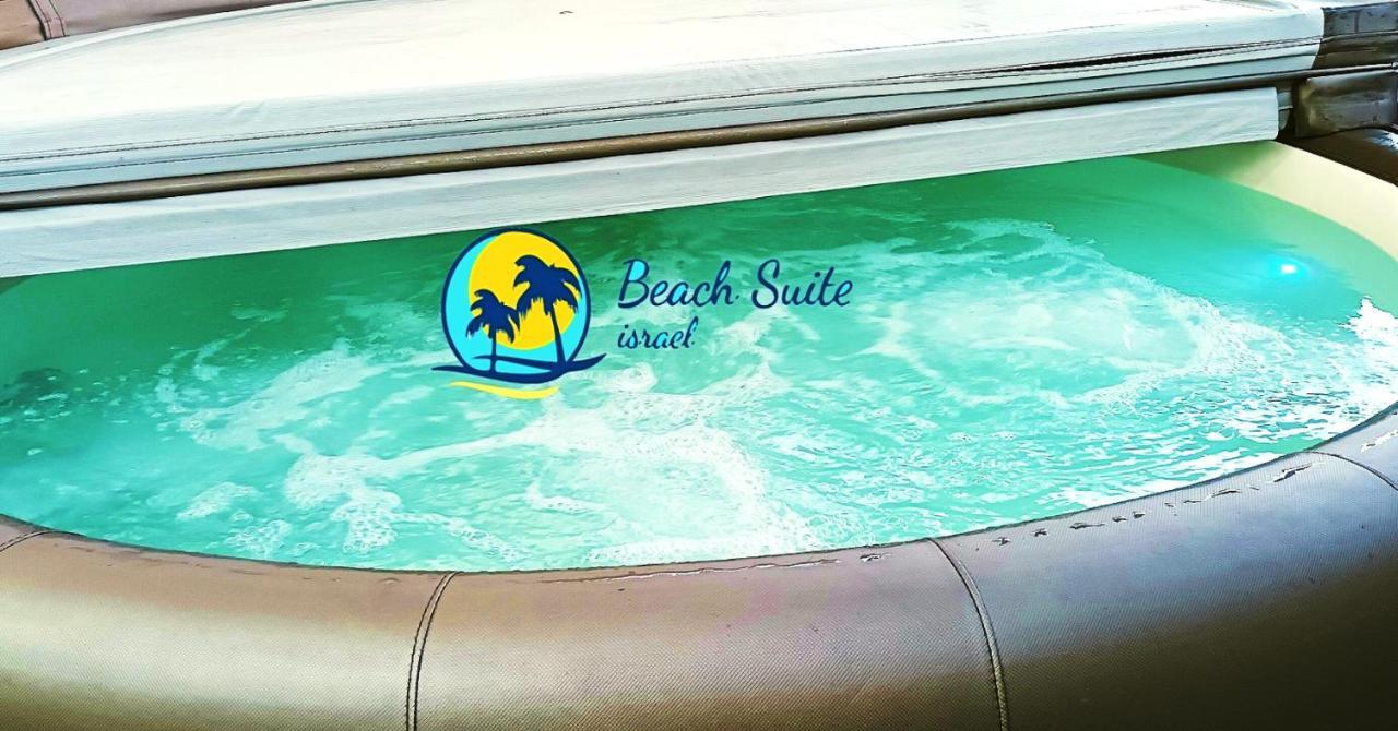 Beach Suite Israel- Private Jacuzzi Garden Suite & Gym, 3 Min Walk To Beach ביץ סוייט ישראל- ג'קוזי פרטי בגינה 3 דקות הליכה לים וחדר כושר Aschkelon Exterior foto